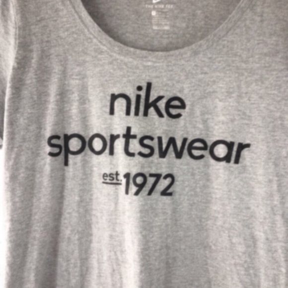 Nike Grey Sportswear Tee - Picture 2 of 4